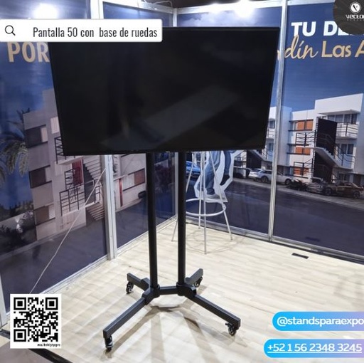 PROTOCOLO Pantalla 50" con base